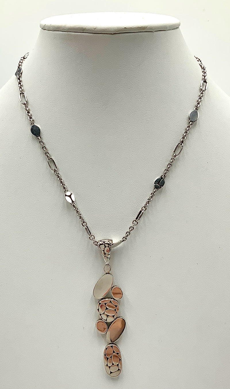 JOHN HARDY Sterling, Pebble Kali Enhancer/Necklace