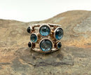Ippolita Sterling & Blue Topaz Constellation Ring