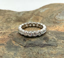 Platinum & Diamond Eternity Band Ring