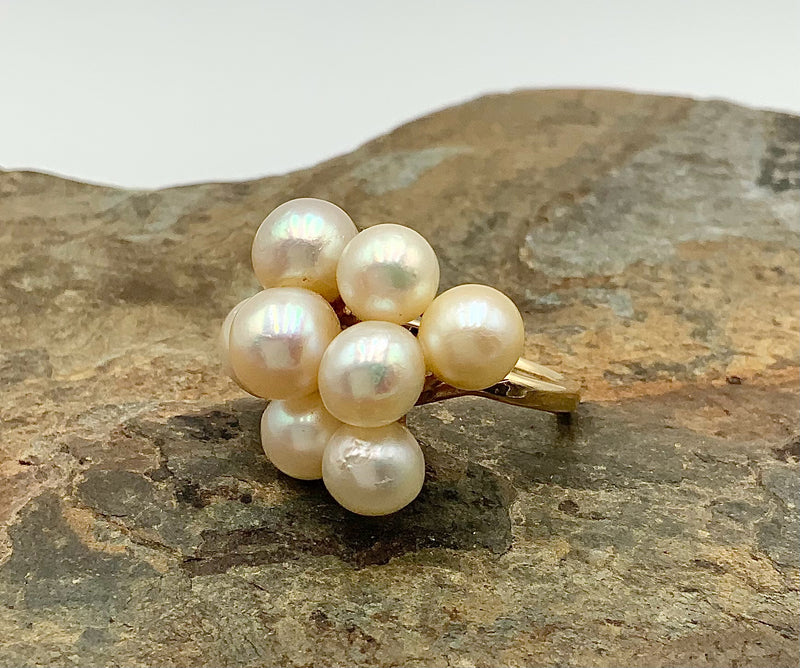 Ming's 14kt Gold & Pearl Ring