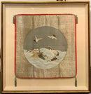 Framed Japanese Silk Embroidery