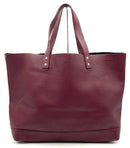 JACK SPADE Burgundy Pebbled Lea Large Tote