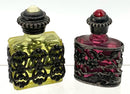 Pair of Mini Vintage French Perfume Bottles