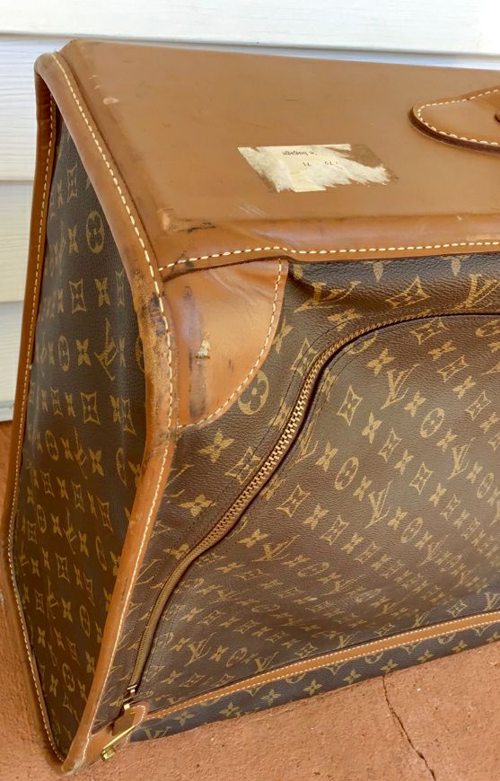 LOUIS VUITTON Vintage The French Company Monogram Pullman Suitcase