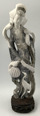 Asian Plaster Female Statue