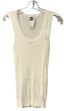 MISSONI Cream Knit Scoop Neck S/L Top