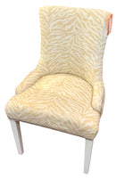Neutral Animal Print Chair