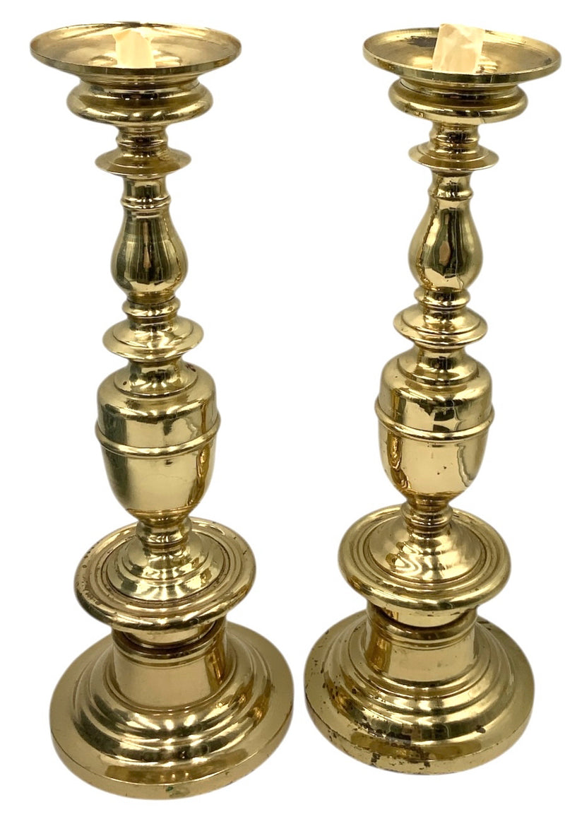 Pair of Vintage Brass Candlesticks