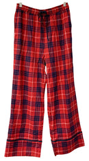 HILL HOUSE REd/Navy Tartan Plaid "The Steffy" PJ Set 2 PC