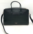KATE SPADE Black Pebbled Leather Knott Commuter Bag