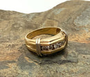 14kt Gold & Diamond Men's Ring