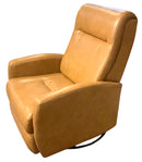 Faux Leather Swivel Recliner