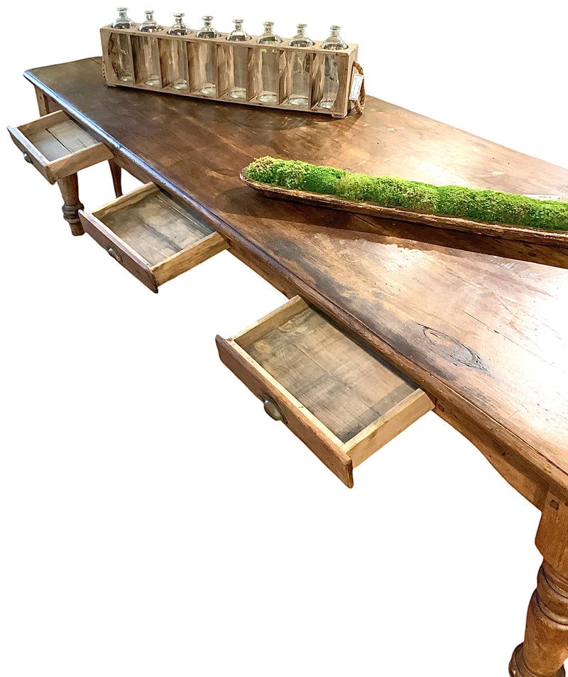 Vintage 8ft Farmhouse Table