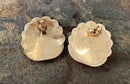 14kt/10kt Gold Shell Motif Earrings
