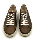 ECCO Antique Bronze Nubuck Leather Sneakers 7