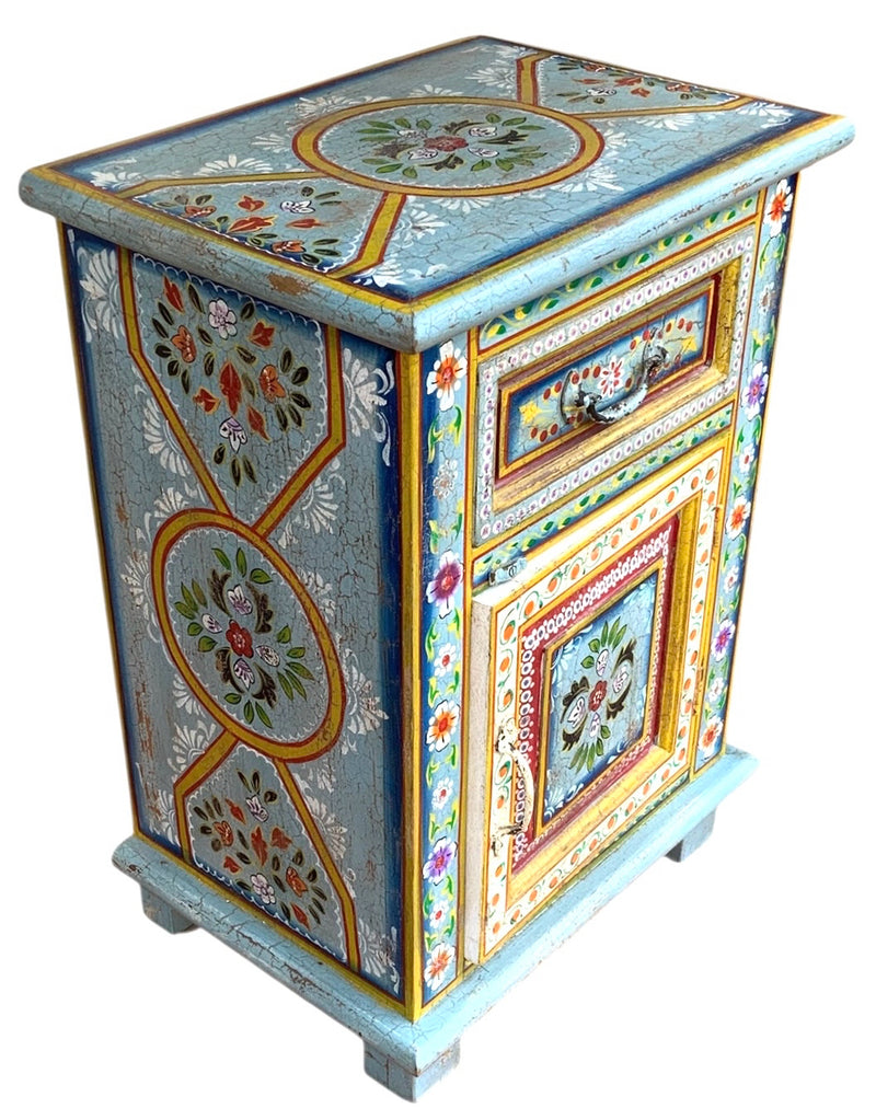 Handpainted One Drawer Nightstand