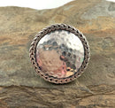JOHN HARDY Sterling Hammered Disc Ring