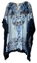 LILLY PULITZER Navy Lt Blue White Maryal Caftan Cover Up