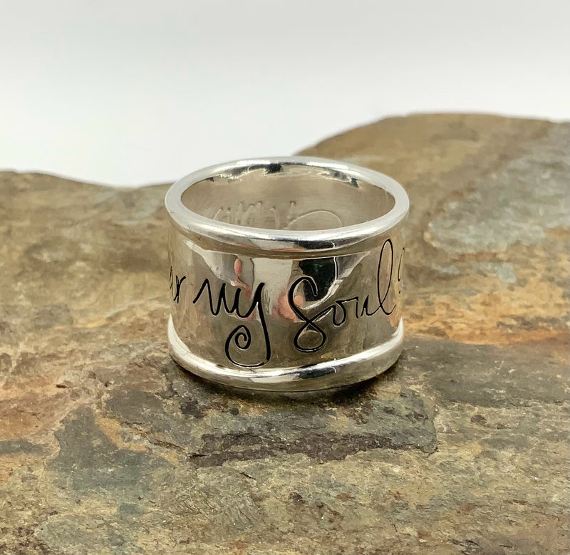 SHAWN KILLINGER Sterling 'Hear My Soul Speak' Ring