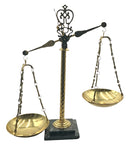Brass & Marble Apothecary Scale