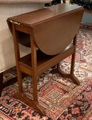 Biggs Mahogany Drop Leaf Tea Table