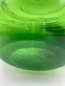 William Yeoward Miranda Green Glass Globe Vase