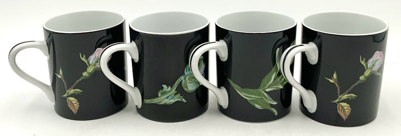 Set/4 Tiffany & Co. Sybil Connolly Floral Mugs