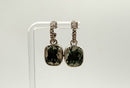 Samuel Benham Sterling & Prasiolite Earrings w/18kt Gold Accents