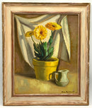 Mid Century Painting of Floral Still Life