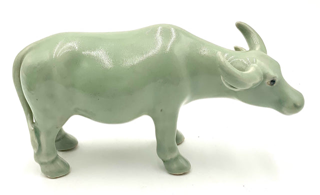 Celadon Ceramic Oxen