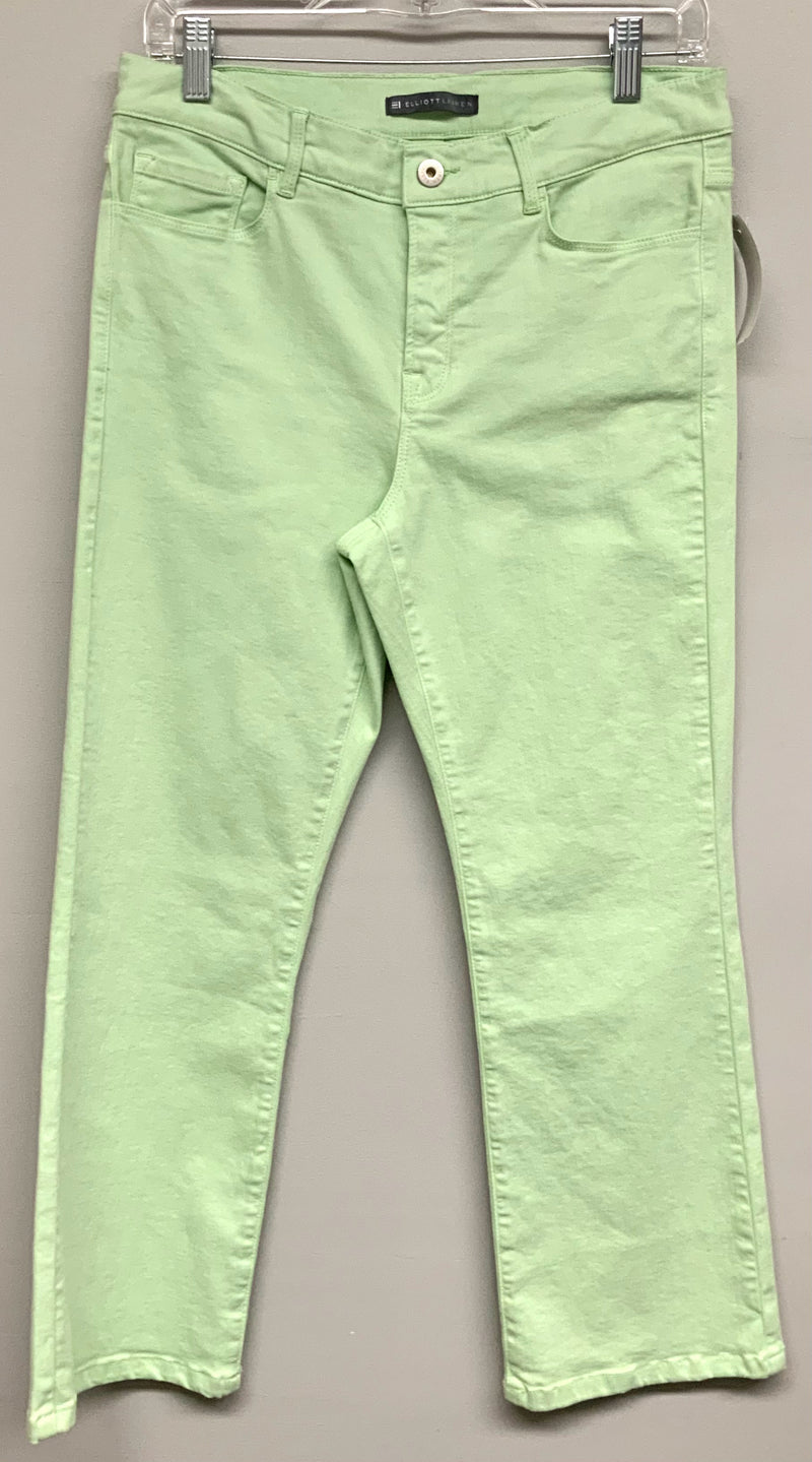 ELLIOTT LAUREN Green Straight Leg Jeans