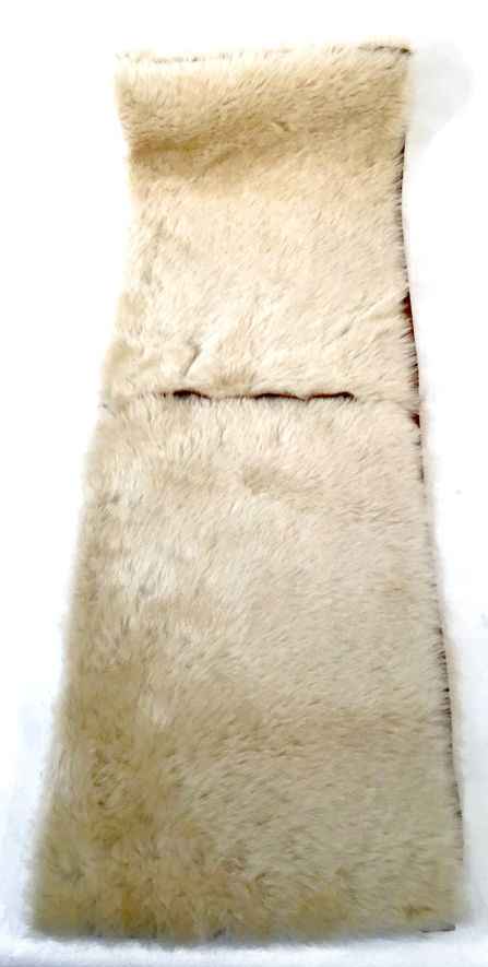 UGG Tan Dyed Sheepskin Shearling Scarf