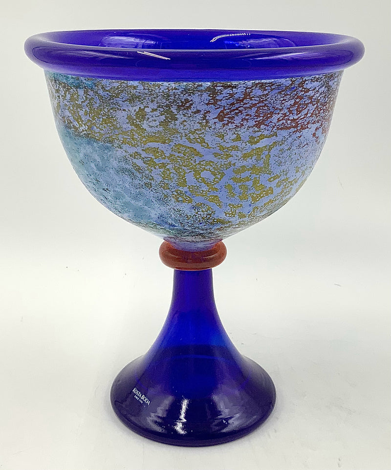 Kosta Boda Art Glass Pedestal Bowl