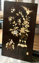 Pair of Mid Century Japanese Wabisabied Panels