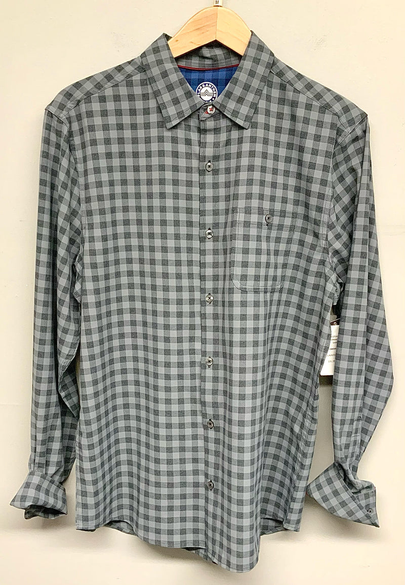 FLAG & ANTHEM Charcoal Plaid Westerly Icon L/S B/D Shirt