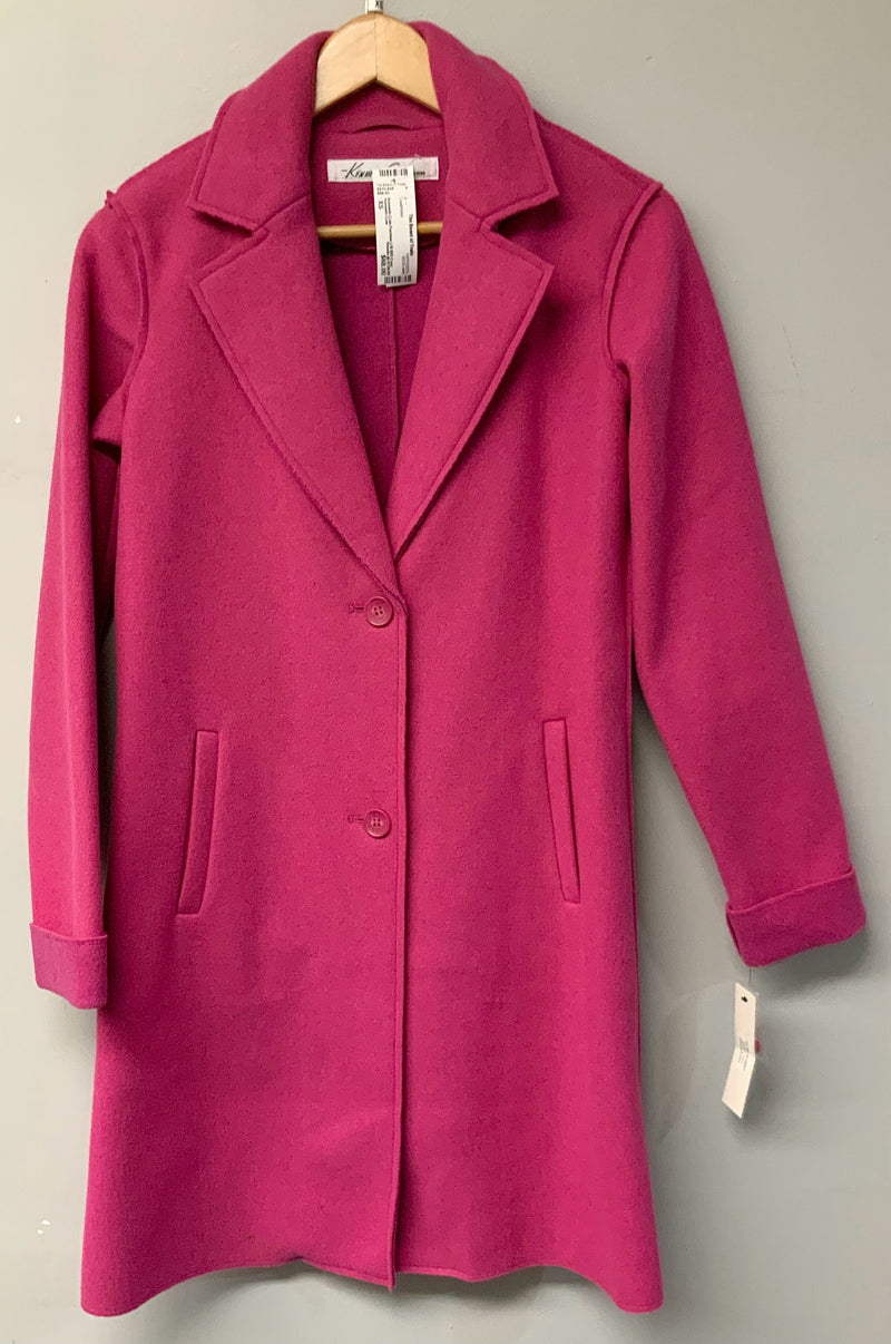 Kenneth Cole Fuchsia L/S B/D Coat