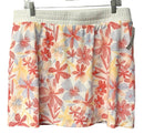 CALLAWAY White/Red/Blue/Yellow Floral 1/4 Zip S/S Top & Athletic Skirt