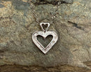 10kt Gold & Diamond Heart Necklace