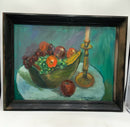 Mid Century Oil on Canvas Still Life