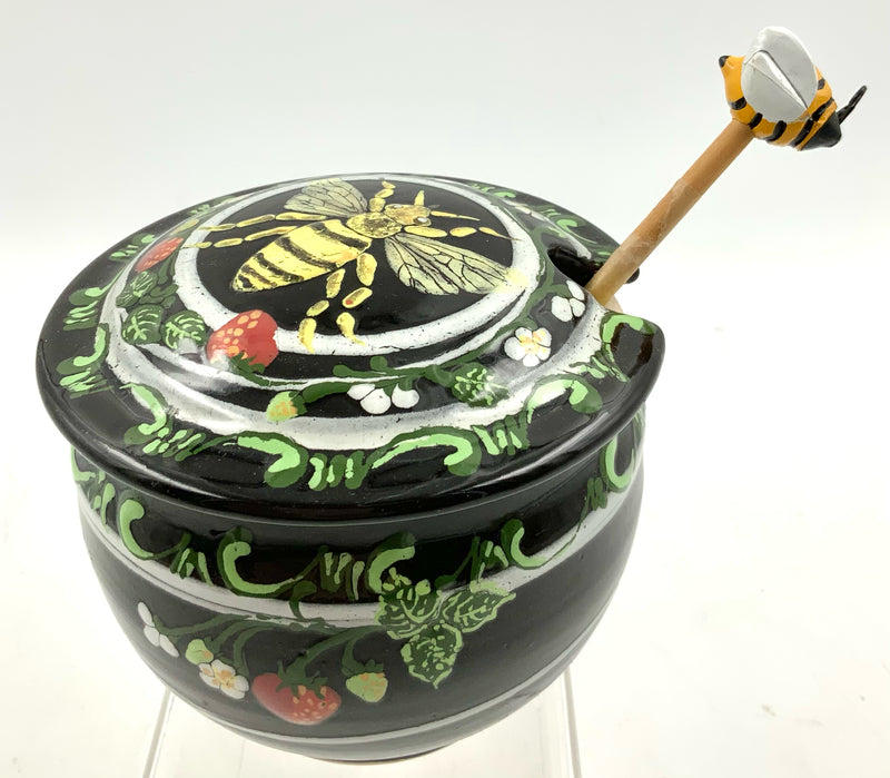 Benchmade Pottery Honey Pot