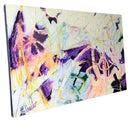 Abstract Acrylic on Canvas of "Purple Fox" by Susan Lew
