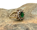 10kt Gold & Synthetic Sapphire Ring