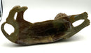 Green Onyx Lion in Repose Statue