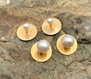 Tiffany & Co. 18kt Gold & Akoya Pearl Tuxedo Stud Set (4 Pieces)