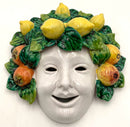 Italian Pottery Bacchus Mask