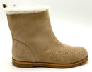 M. GEMI Tan Suede Shearling Lined Calor Ankle Boots 40.5