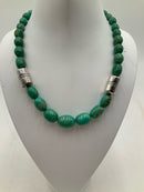 Jay King Sterling & Turquoise Beaded Necklace