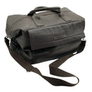 COLE HAAN Espresso Grained Leather Weekender Duffle Bag