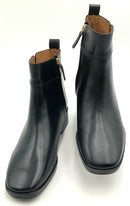 TORY BURCH Black Leather Everly Flat Boots 7
