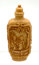 Carved Bone Snuff Bottle